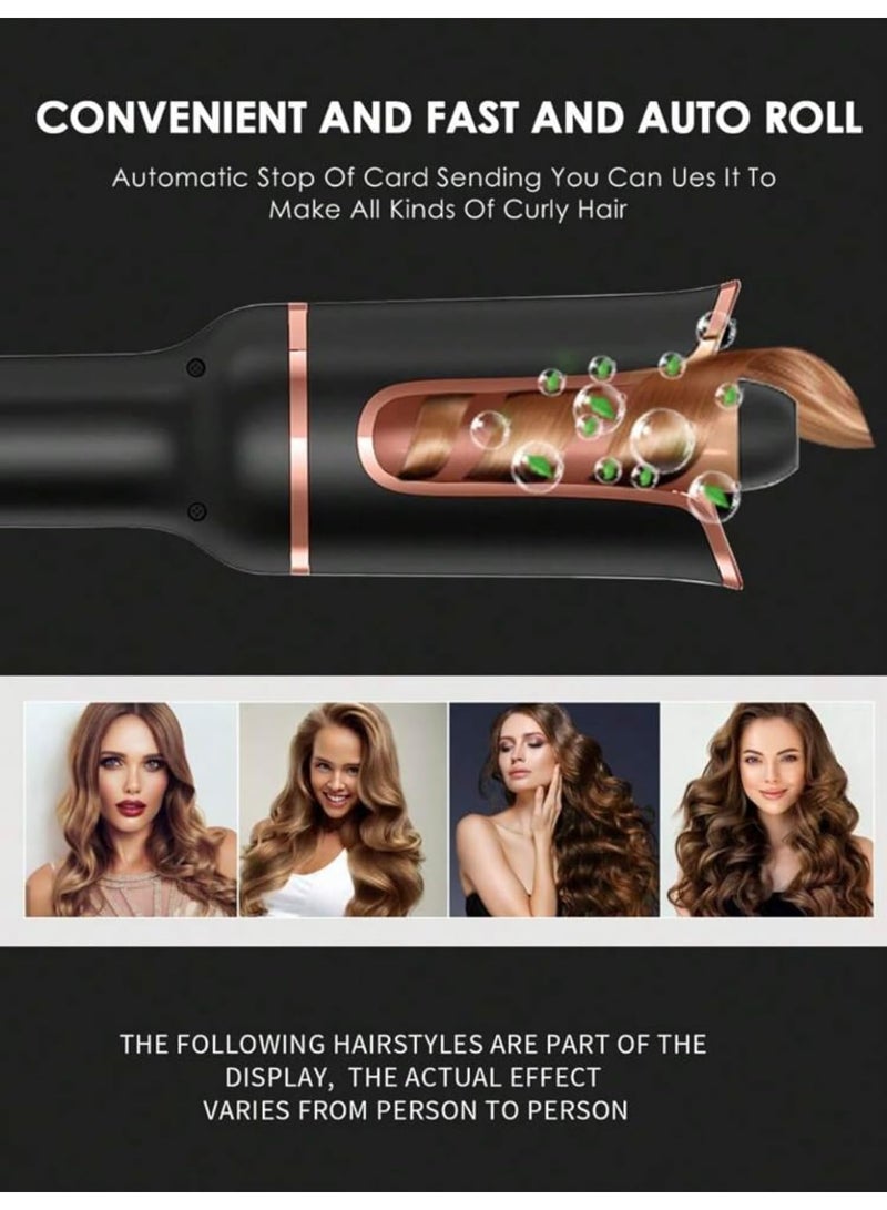 JOY Automatic Ceramic Hair Curler – Professional Auto Rotating Curling Iron with Adjustable Temperature, Smart Alerts, Auto Shut-Off & Ceramic Air Spin Barrel – Fast Styling, Travel-Friendly Design - Image 3
