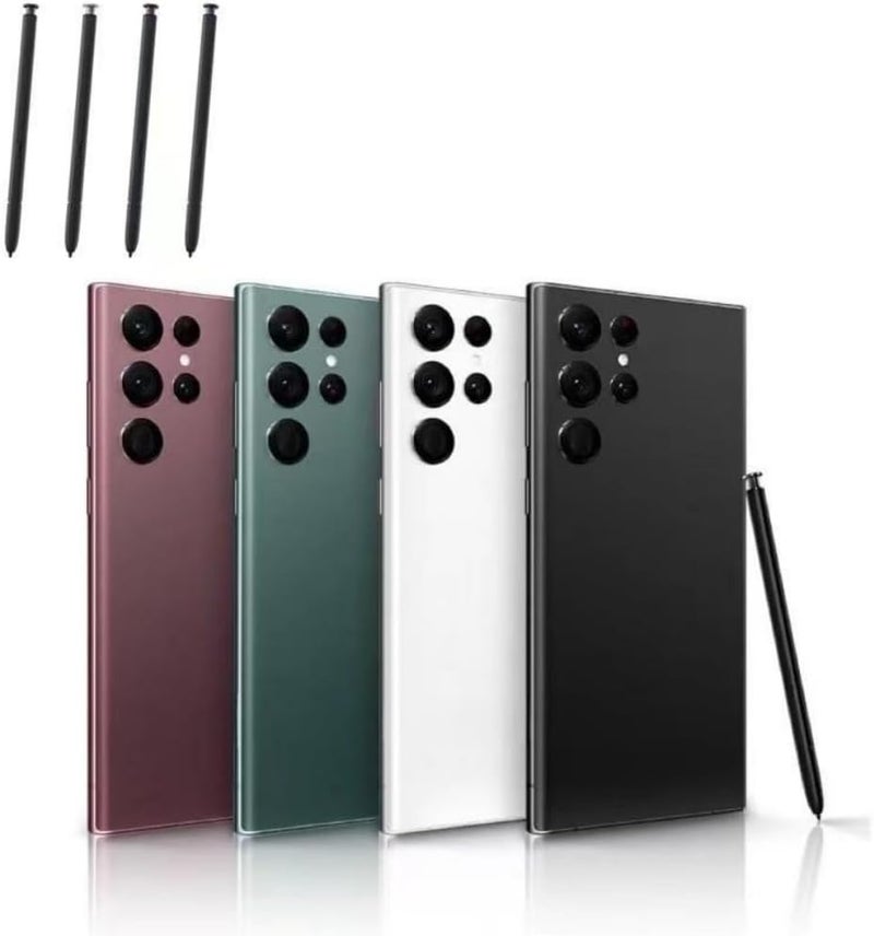 بديل قلم جالاكسي S22 Ultra لقلم S22 Ultra من جالاكسي 5G جميع الإصدارات ستايلس بن (أسود)