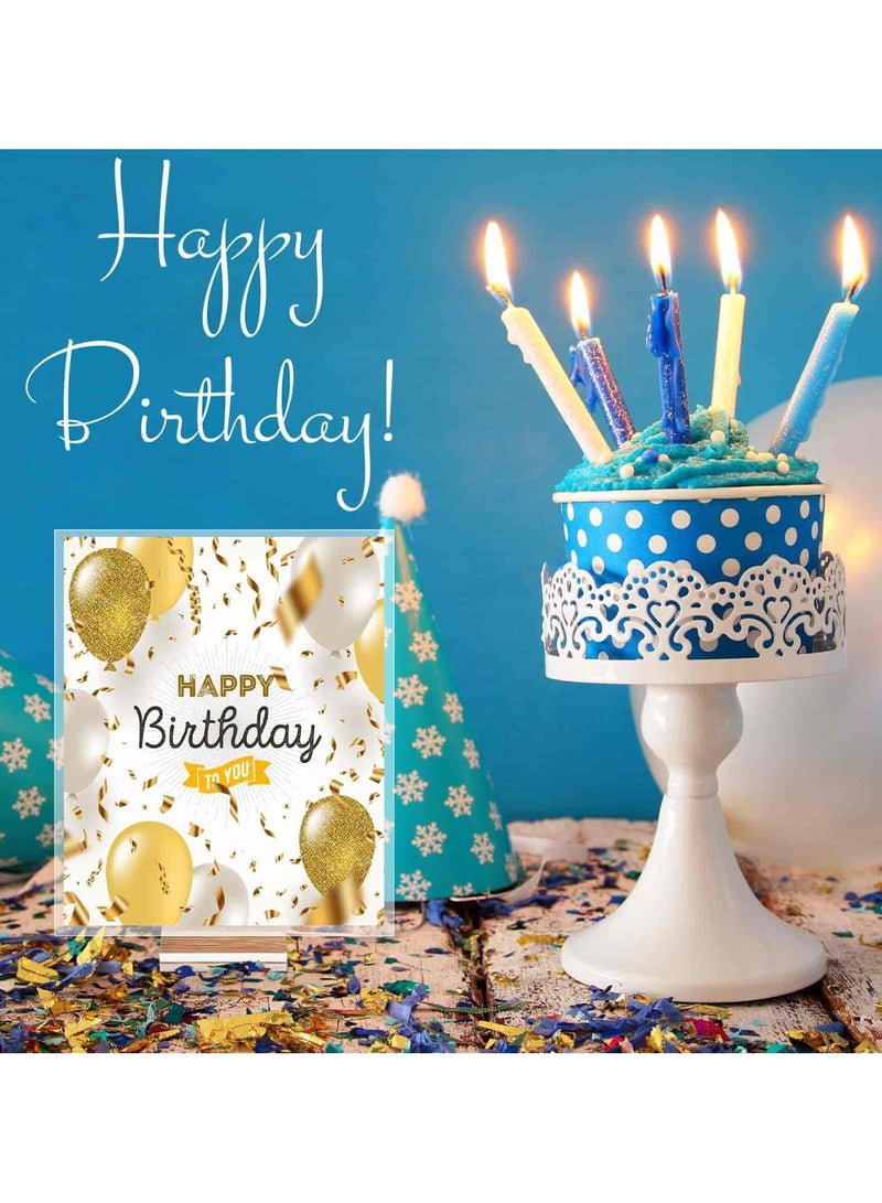 Anmi 12 Pieces Stands Place Card Holders, Clear Card Display Stand Suitable for Table Wedding Photos Menu and Meeting (Acrylic) - Image 4