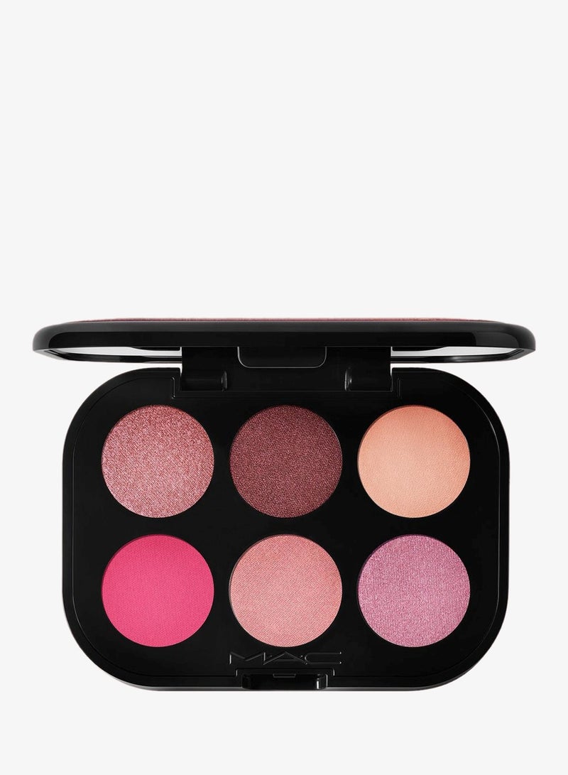 MAC Cosmetics Connect In Colour Eye Shadow Palette x6 - Rose Lens - Image 1