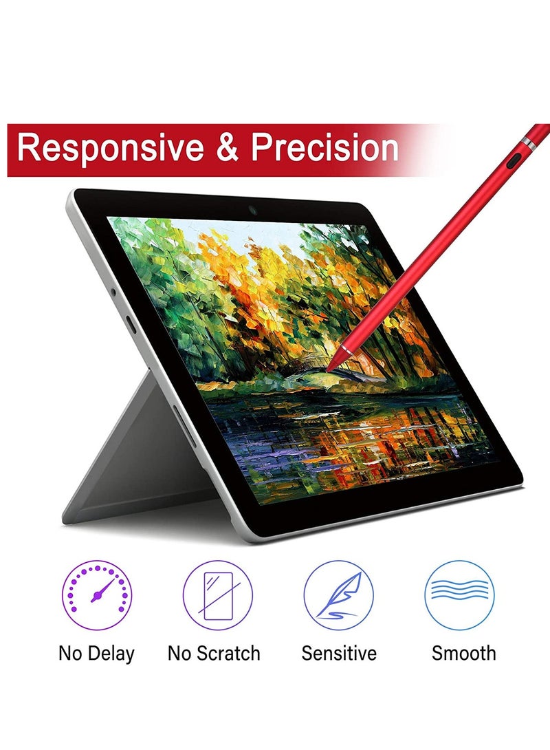 ELTRAZONE Active Stylus Pens for Touch Screens, Digital Stylish Pen Pencil Rechargeable Compatible with Most Capacitive Touch Screens - Image 2