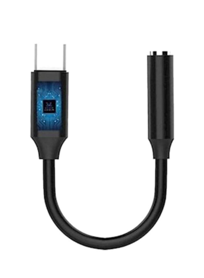 USB C Headphone Jack Adapter Black - Image 4