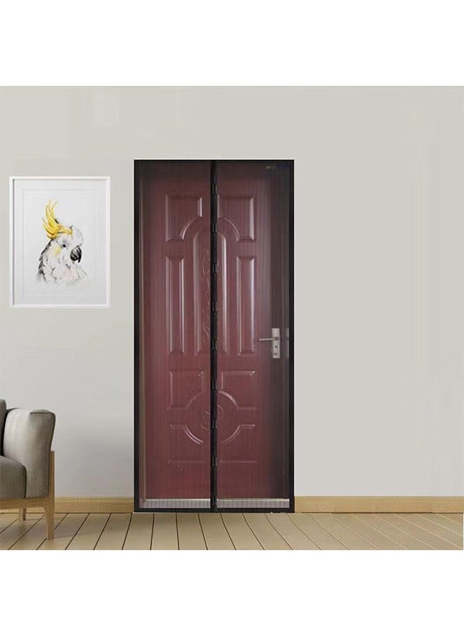 ماركة غير محددة ستائر باب حاجز الشبكة المغناطيسية مع إغلاق تلقائي 100 × 210 سم  - Image 2