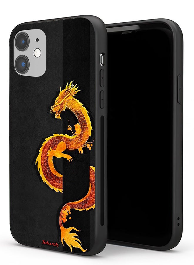 Tolwak Apple iPhone 11 Protective Case Dragon Art - Image 1