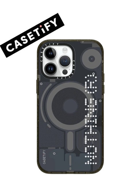 Apple iPhone 15 Pro Case,Co-Branding with Nothing  Magnetic Adsorption Phone Case - Black