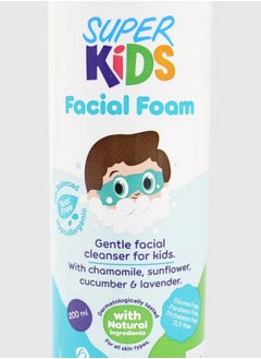 SUPER KIDS Facial Foam 200ml  - Image 3