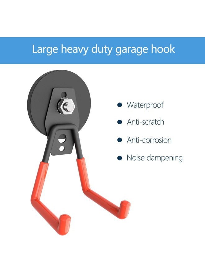 AplysiaTech Garage Hooks, Heavy Duty Garage Storage Hooks Steel Tool Hangers for Garage Wall Mount Utility Hooks and Hangers with Anti-Slip Coating for Ladders, Garden Tools, Bulky Items (14 Pack) - Image 5
