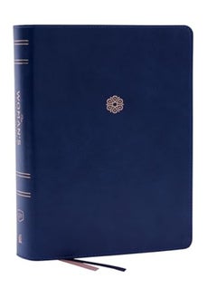 KJV WOMANS STUDY BIB LEATHERSOFT BLUE 