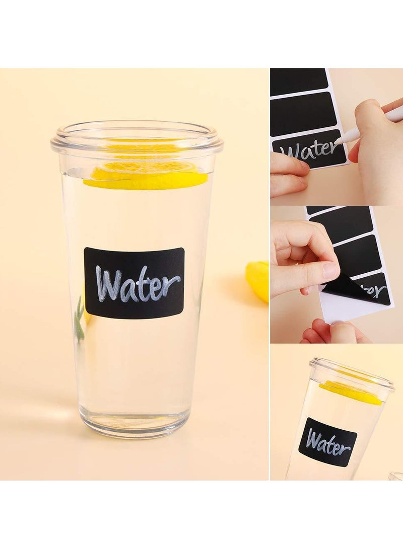 Generic 120pcs Removable Writing Blackboard Sticker Label Home Kitchen Supplies（Includes 1 white pen）  - Image 5