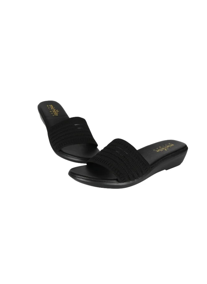 ميشيل مورجان 092-2573 Michelle Morgan Ladies Casual Sliders 214RJ053 Black
