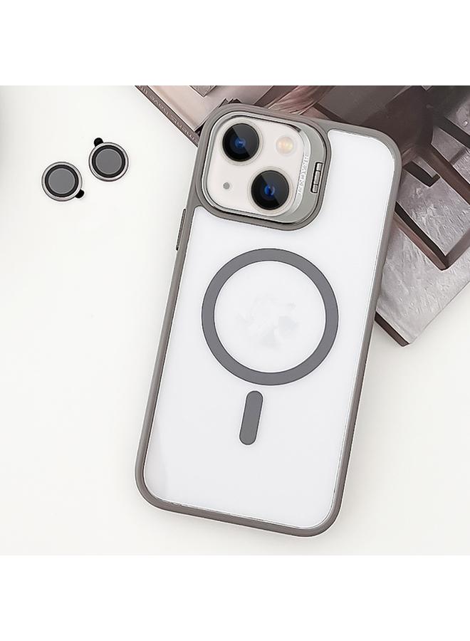 Zaboon Case For iPhone 13 MagSafe Acrylic Hybrid TPU Holder Phone Case with Lens film - Image 1