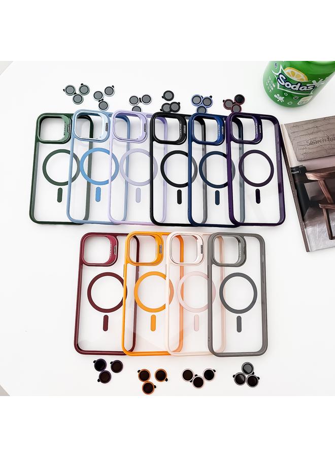 Zaboon Case For iPhone 13 MagSafe Acrylic Hybrid TPU Holder Phone Case with Lens film - Image 2