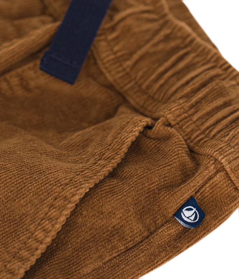 Petit Bateau Boys' straight-fit corduroy trousers