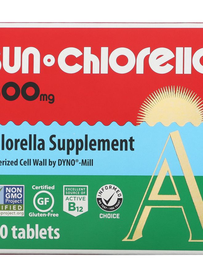 Sun Chlorella مكمل كلوريلا 500 ملغ 120 قرص