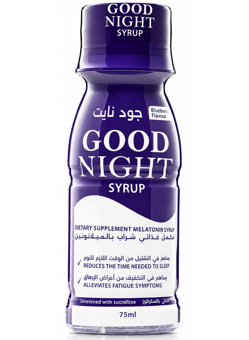 GOOD NIGHT Pack Of 2 Good Night Syrup Blueberry Flavour 75 ml - Image 2