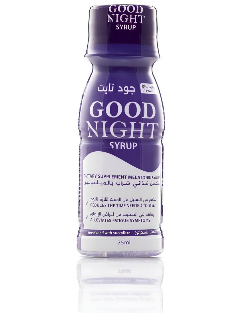 GOOD NIGHT Pack Of 2 Good Night Syrup Blueberry Flavour 75 ml - Image 3