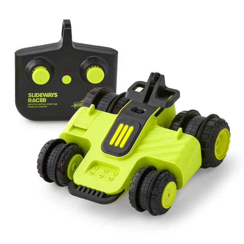 Sharper Image Slideways Racer Drifting Stunt RC Car with Rechargeable Battery 3 Driving Modes 90Degree Wheel Rotation LED Lights 24 GHz Remote Control HighSpeed RC Stunt Car Toy for Ages 6 - Image 3