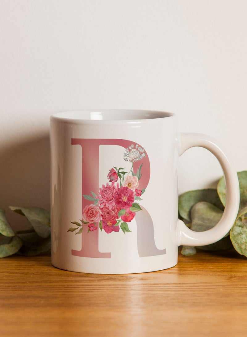 لوحة كوب سيراميك  أونصة بتصميم حرف  على الجانبين - Image 3