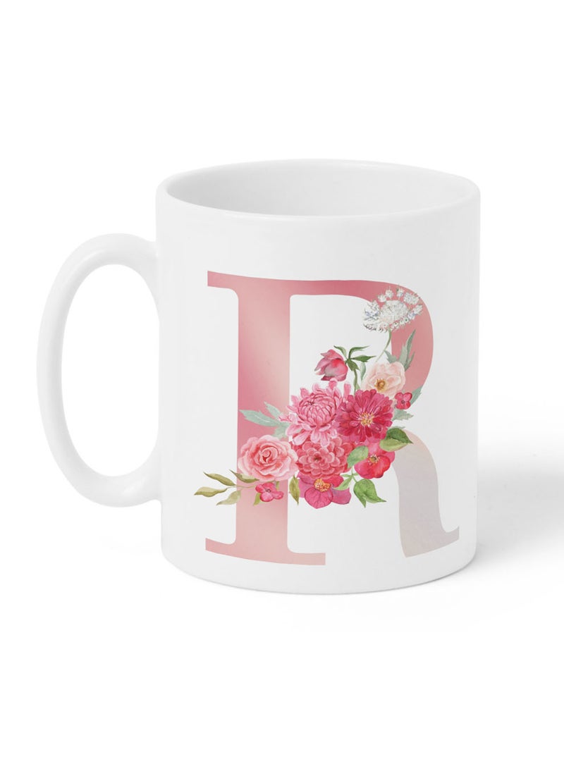 لوحة كوب سيراميك  أونصة بتصميم حرف  على الجانبين - Image 1