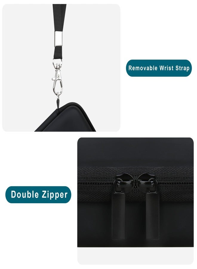Canboc Carrying Case for Canon PowerShot ELPH 360/ IXY 650/ Sony DSCW830 Digital Camera, Mesh Pocket fit Cable, Batteries, Black (Case Only) - Image 5