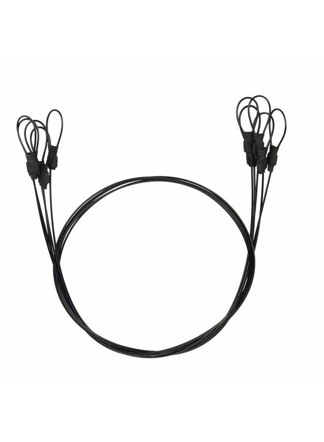 SIOTI Steel Tether Lanyard with 5PCS 12Inch for GoPro Hero 6/5/4/3+/3/2/1/Session,Action Camera and Other Applicable Equipment(12in) - Image 1
