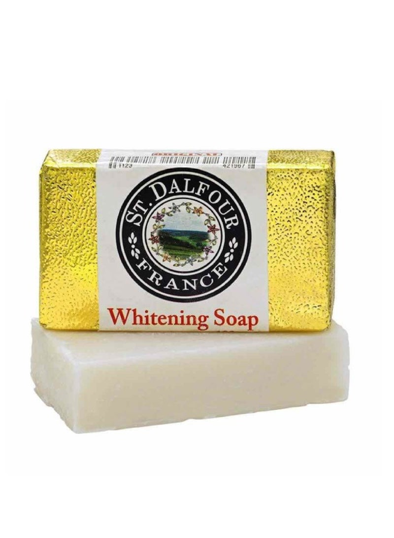 Dalfour ST.DALFOUR WHITENING SOAP W/GLUTATHIONE 135G (GOLD) 
