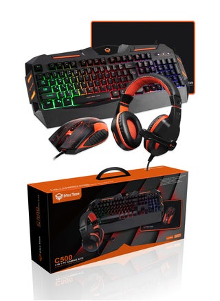 MT-C505 4 in 1 Gaming Combo Kit Anti Ghost RGB Gaming Keyboard 8 Buttons 3200DPI Gaming Mouse, Backlit Gaming Headphone With Omni Directional Microphone, High Precision Gaming Mouse Pad - pzsku/Z3C818C0D533313BC8F95Z/45/_/1728995634/eb6def5f-5f44-471d-a4b6-0ddb1970d165