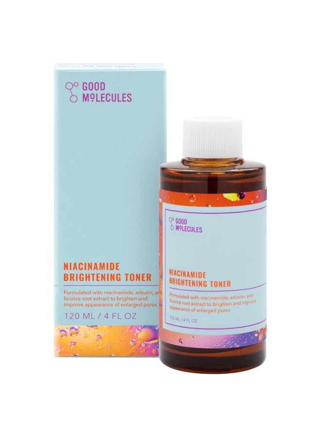 Niacinamide Brightening Toner - Toner for Face with Niacinamide and Arbutin for Skin Tone Balancing- Pore Minimizer, Facial Skin Care