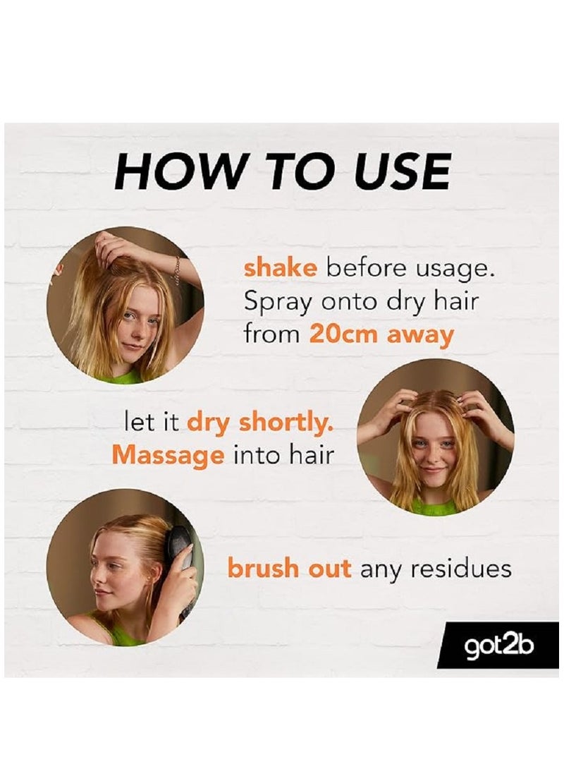 Schwarzkopf GOT2B Fresh It Up Dry Shampoo Lush Floral 200 ml - Image 4