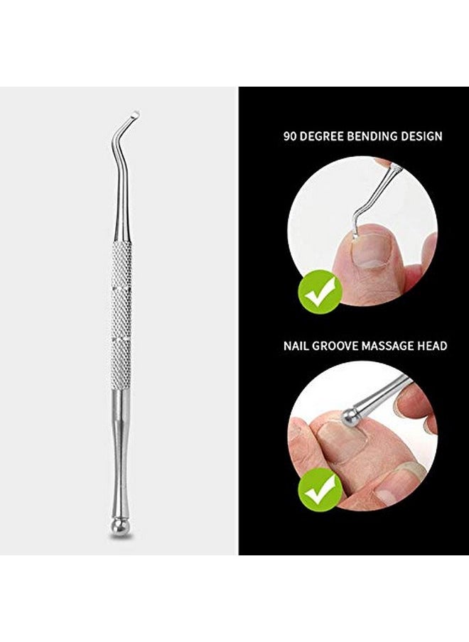 Lesgos - Toenail Clippers For Thick Nails, Professional Surgical Grade Stainless Steel Heavy Duty Ingrown Big Nail Nippers Cutters With File For Elderly, Seniors, Men (Black) - Image 1