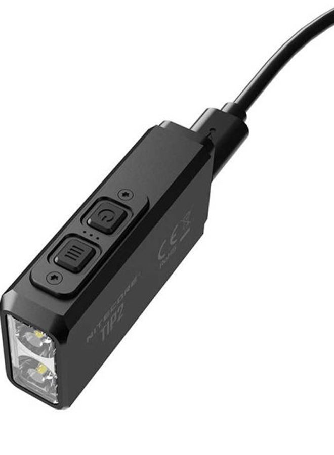 Compact USB Rechargeable Keychain Light 15 x 8cm - Image 2