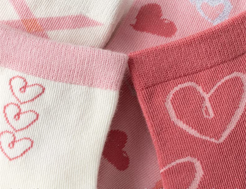 Toptim Kids Girls' Crew Socks Cute Casual Dress Cotton Socks (6-9 Years, 10 Pairs) - Image 5