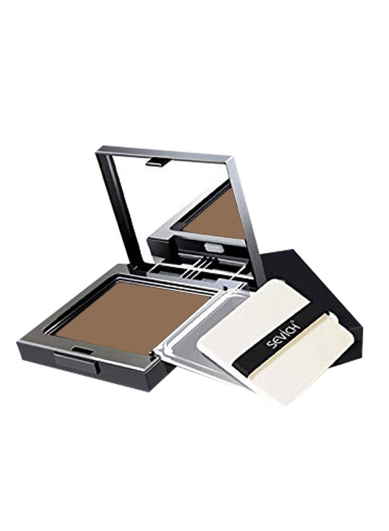 Sevich ظلال الشعر ألياف خافي جذور الشعر تغطية الشعر الأبيض مقاوم للماء يدوم طويلاً وقابل للحمل بديل خط الشعر خافي ألياف الكيراتين للرجال والنساء 12غ (بني فاتح) - Image 1