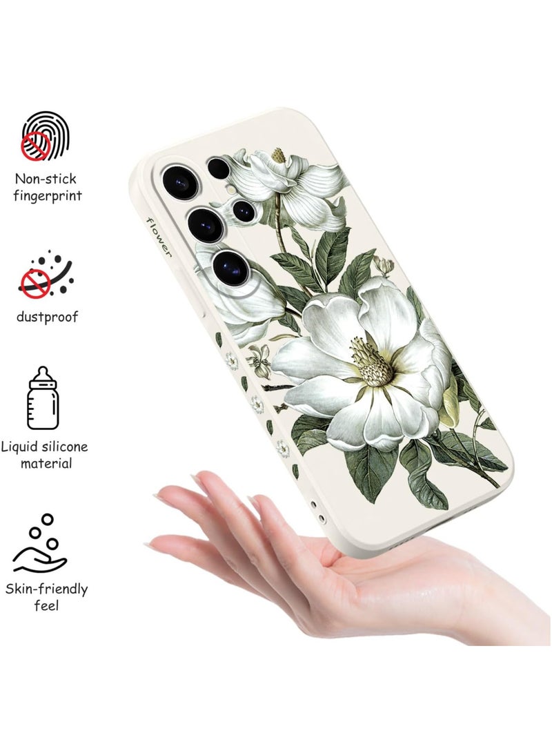 for Samsung Galaxy S25 Ultra Case, Creative Patterns Slim Non Slip Lightweight Phone Cover for Galaxy S25 Ultra 6.9 inch, Cotton White - Image 5