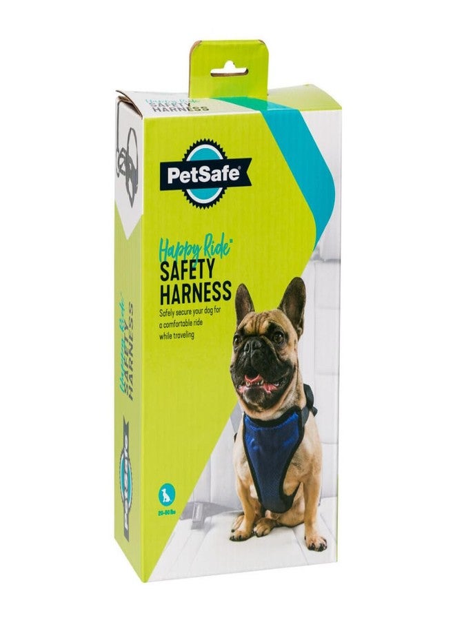 بيت سيف حزام أمان للكلاب من بيت سيف هابي رايد للسيارات - حزام أمان للكلاب للسيارة يتضمن رباطًا لحزام الأمان - يحافظ على تثبيت الحيوانات الأليفة - شبكة مسامية، أحزمة قابلة للتعديل - مستلزمات سفر الكلاب بالسيارة - متوسط - Image 2