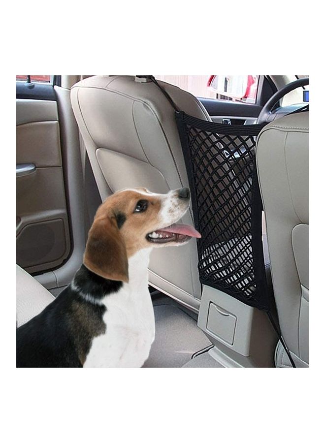 NIBEMINENT Pet Barrier with Auto Safety Mesh Black - Image 1