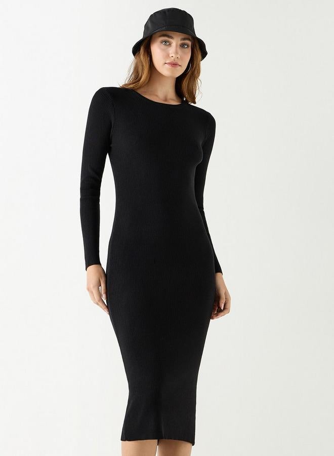تواكستريمز فستان ضيق مضلع بِأكمام طويلة من تو إكستريمز - Image 1