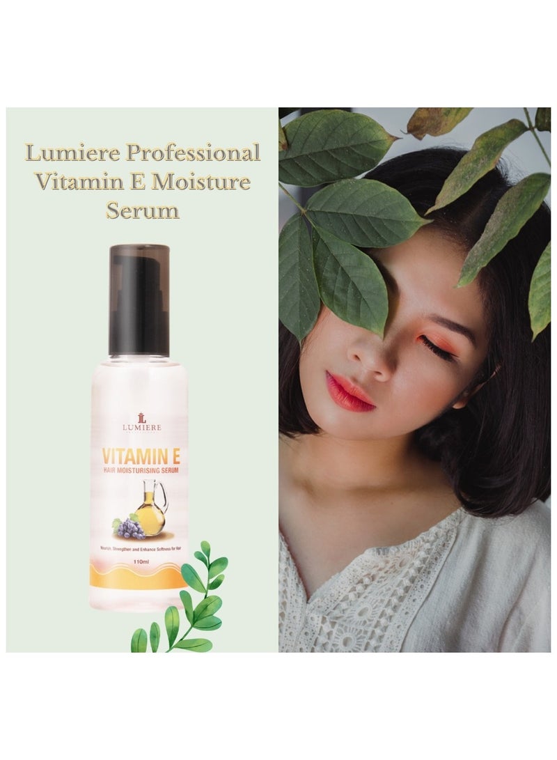 Lumiere Moisture Serum Professional Vitamin E - 110ml Hair Serum Hair Care Hair Oil Serum - Image 4