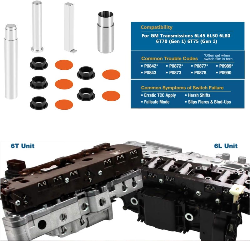 Sunluway 124740-TL30 Pressure Switch Installation Tool Kit Works with F/124740-30K, Fits for GM Transmissions 6L45 6L50 6L80 6L90 & 1st Gen 6T70 6T75 - Image 2