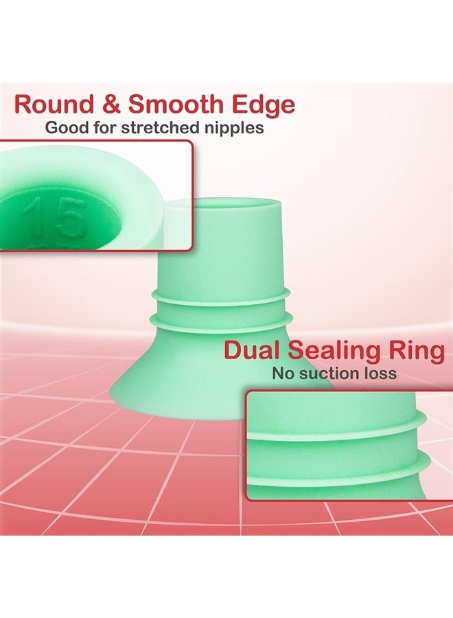 NENESUPPLY إدخال فلانج نينسوبلاي الجيل الأول 15 مم متوافق مع أجزاء مضخة إلفي فلانج مضخة إلفي سترايد فلانج ميدلا مومكوزي فلانج سبكترا ويلو تقليل 24 مم إلى 15 مم استخدام كإدخالات إلفي إدخال ميدلا - Image 3