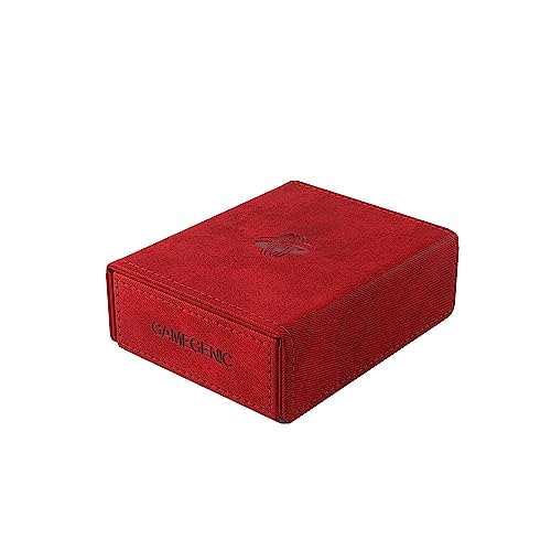 Gamegenic Token Keep - Premium Token Box for Safe Storage, Fits Dungeon 1100+ and Dungeon S 550+, Holds Tokens, Dice, and Cards, Fully Usable During Gameplay, Red Color, Made - Image 1
