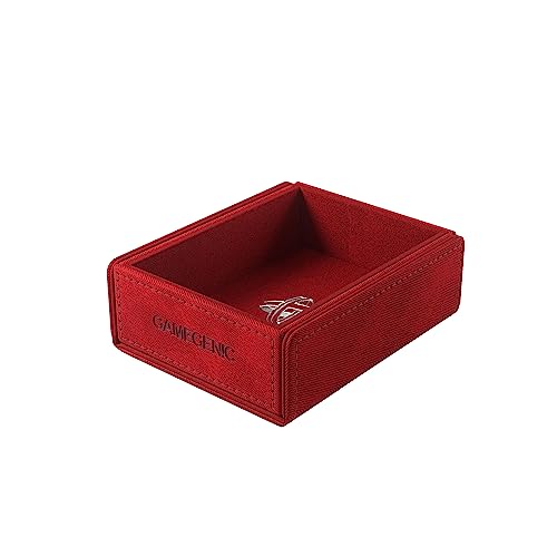 Gamegenic Token Keep - Premium Token Box for Safe Storage, Fits Dungeon 1100+ and Dungeon S 550+, Holds Tokens, Dice, and Cards, Fully Usable During Gameplay, Red Color, Made - Image 2