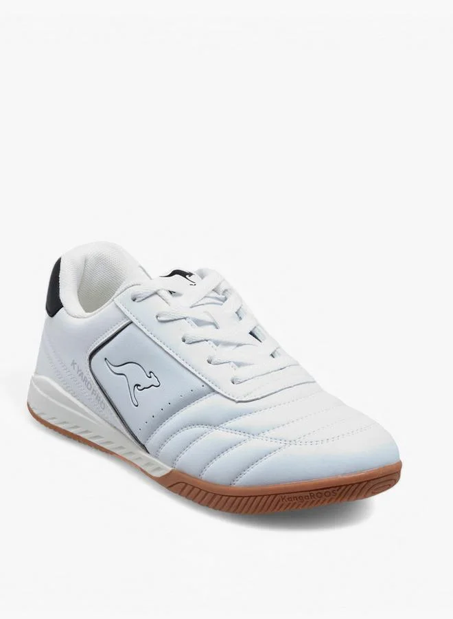 Kangaroos Women's Logo Detail Sports Shoes With Lace-Up Closure