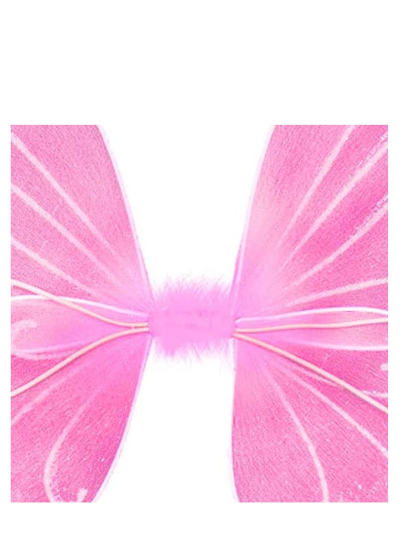 KASTWAVE Fairy Wings for Girls Dress Up Fairy Wings Birthday Party Favors Costume a ngel Toddler Fairy Wings Girls Fairy Dress Up For Kids Aged 2 to 12 - Image 4