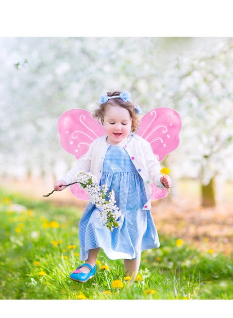 sachin and babi light blue dress KASTWAVE Fairy Wings for Girls Dress Up Fairy Wings Birthday Party Favors  Costume a ngel Toddler Fairy Wings Girls Fairy Dress Up For Kids Aged 2 to  12