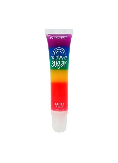 Instant Fab Crystal Shiny Clear Lip Gloss Value Pack 14ml/ 0.47oz (12 Pack - Rainbow Sugar)