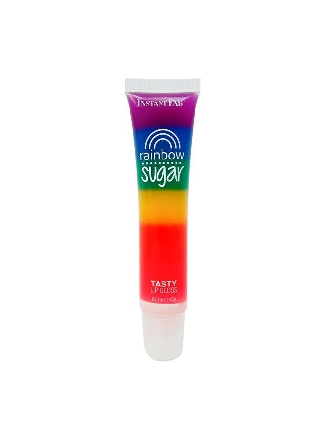 STUDIO LIMITED - Instant Fab Crystal Shiny Clear Lip Gloss Value Pack 14ml/ 0.47oz (12 Pack - Rainbow Sugar) - Image 1