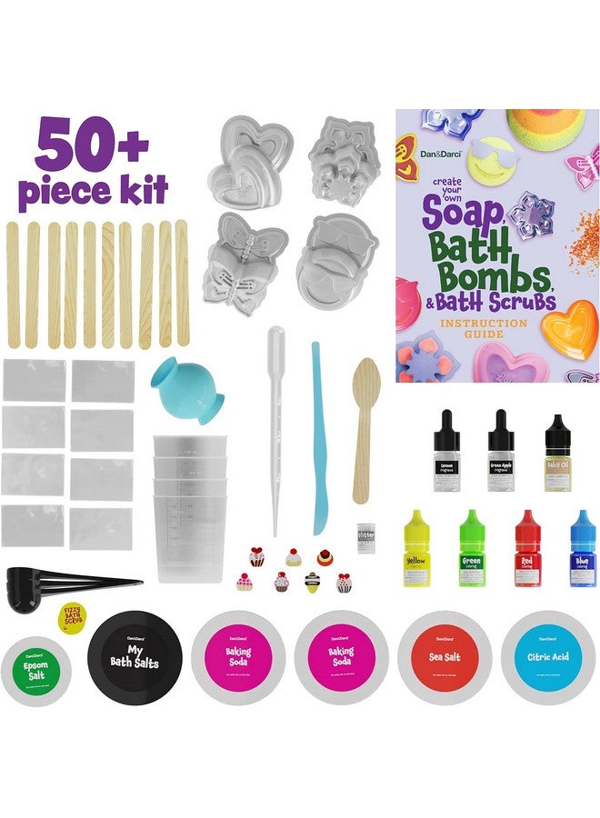 Dan&Darci Soap & Bath Bomb Making Kit for Kids, 3-in-1 Spa Science Kits, Craft Gifts for Girls & Boys Age 6-12 Year Old Girl Crafts: DIY Experiment Toys, Gift for Kid Ages - Image 2