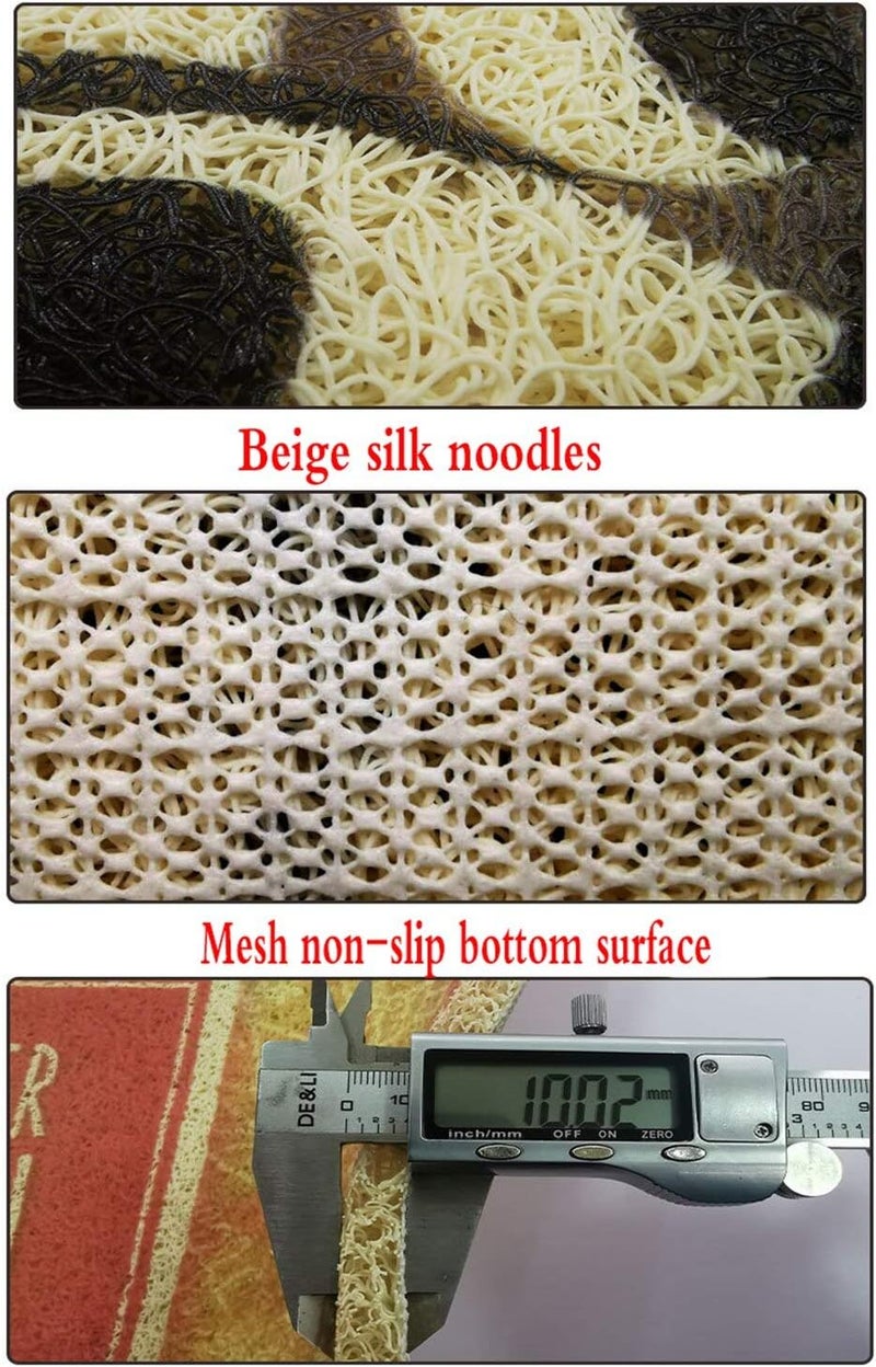 Home Concept Anti Slip Silk Circle Door Mat 75 * 45 CM - Image 4