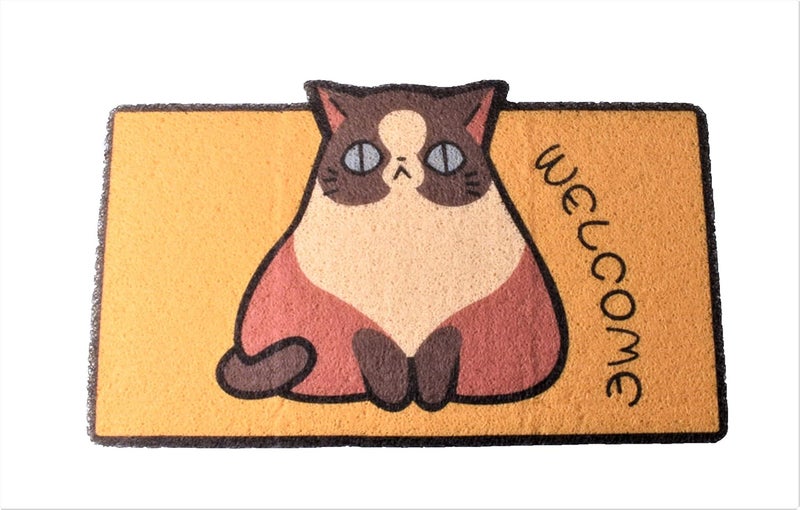 Home Concept Anti Slip Silk Circle Door Mat 75 * 45 CM - Image 2